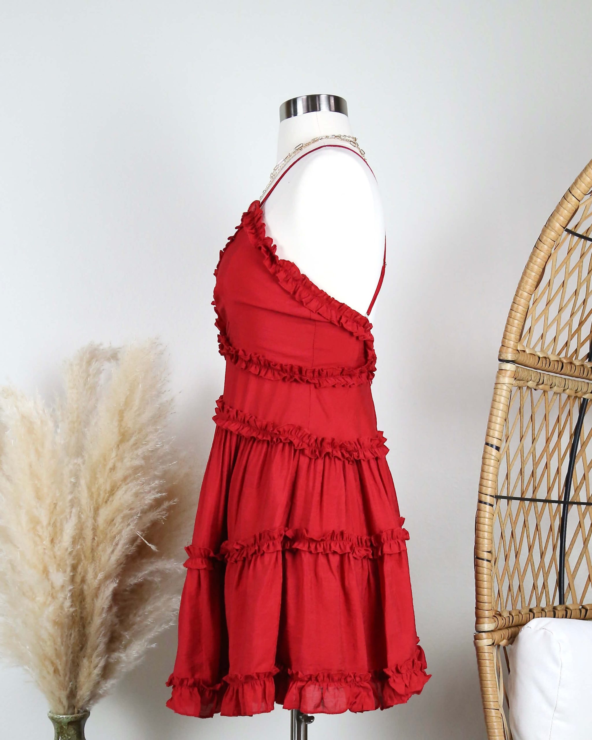 AttentionGrabberRuffledTrimMiniDressinRed3-scaled-1.jpg
