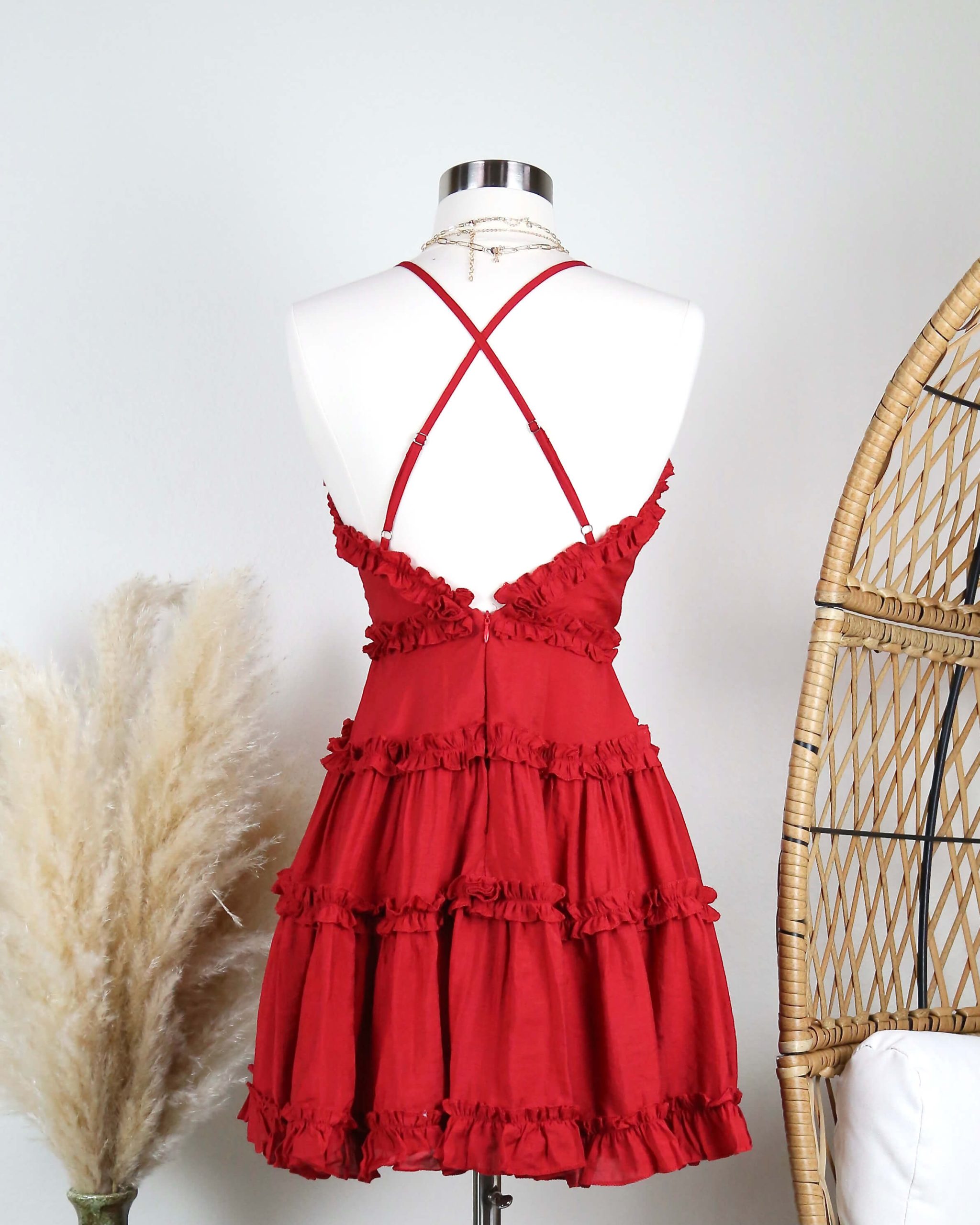 AttentionGrabberRuffledTrimMiniDressinRed4-scaled-1.jpg