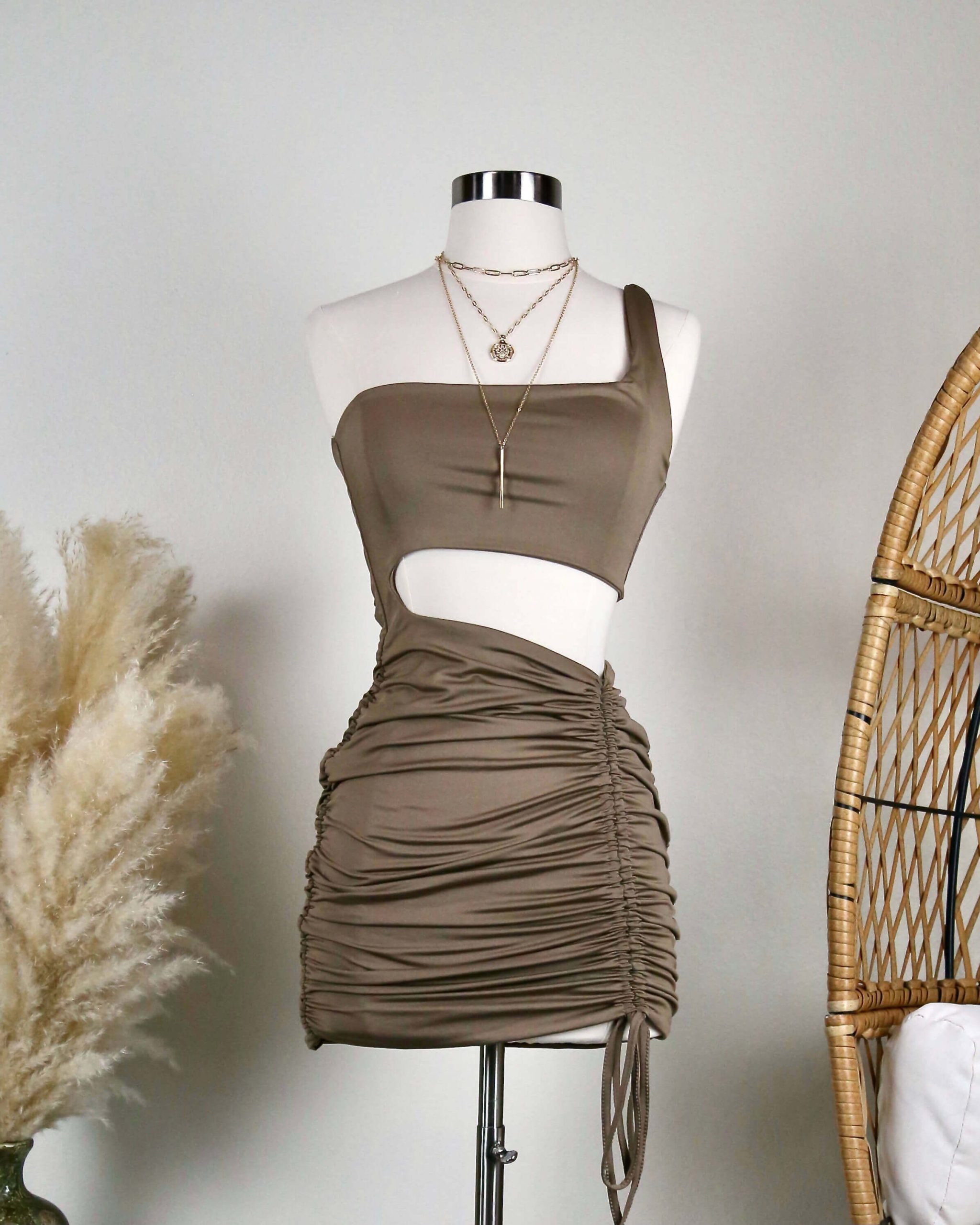 SeamlessOneShoulderRuchedMiniDressinBROWN1-scaled-1.jpg